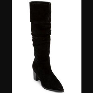 Blondo Tallis Slouch Black Suede Waterproof Boot